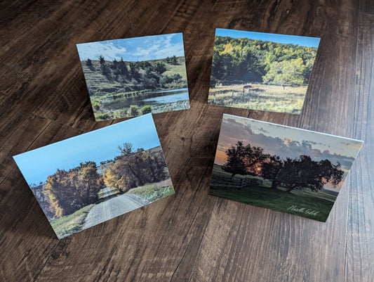 Views from the Ranch notecards- 4 pack