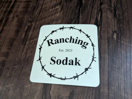 Ranching Sodak sticker