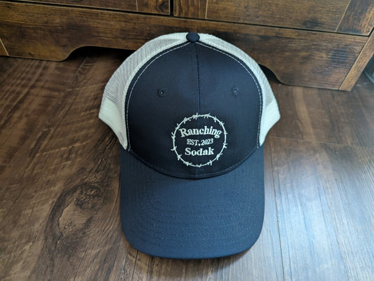 Ranching Sodak trucker hat - navy blue